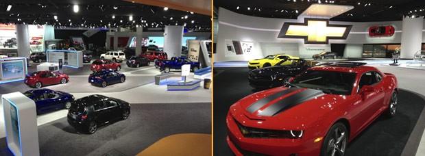 GM Exhibit Lighting at the Detroit Auto Show