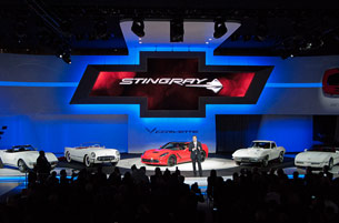 Chevrolet Press event Introducing the new Corvette C7