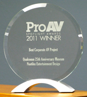 Nautilus award for best AV Project